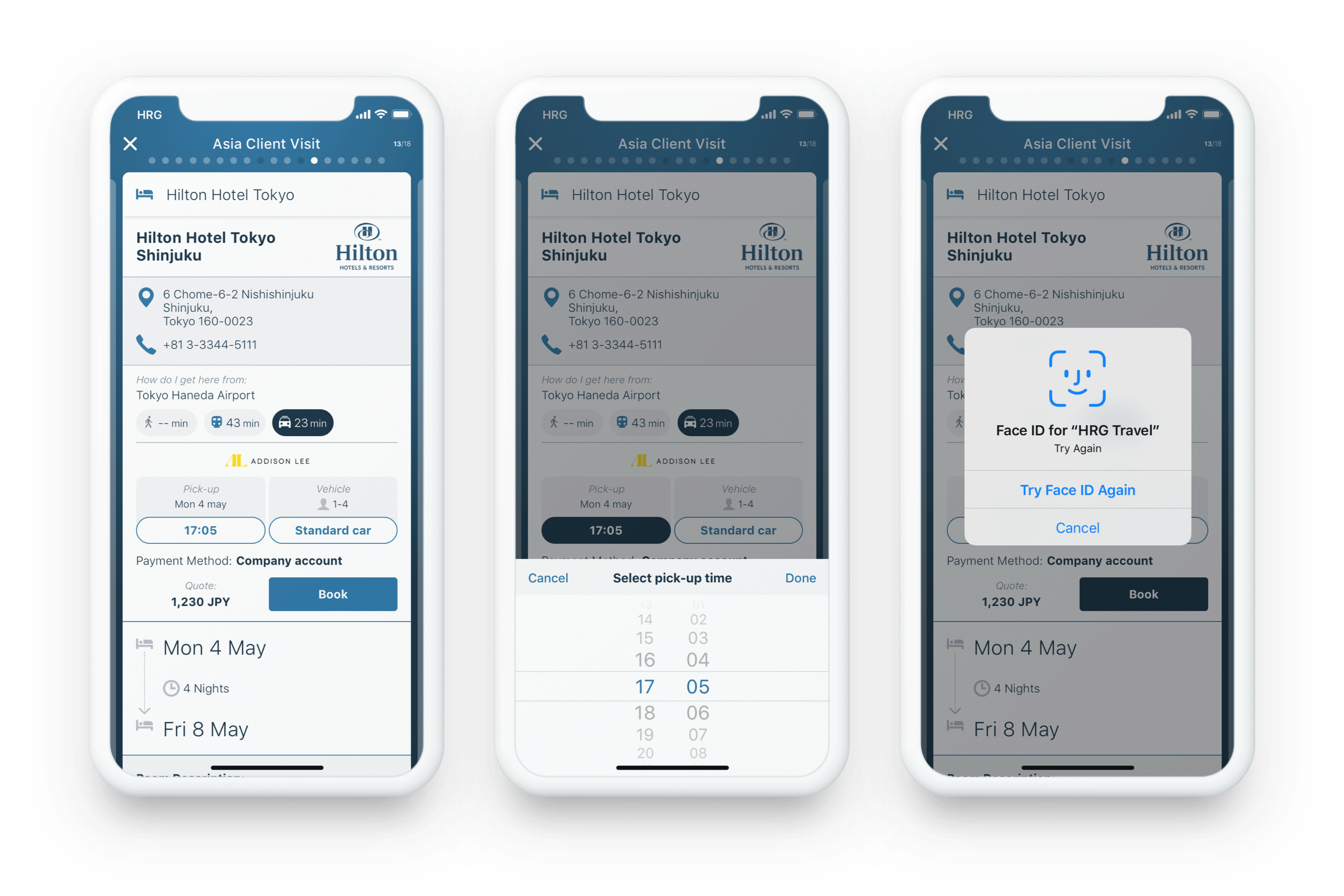 hrg travel mod login