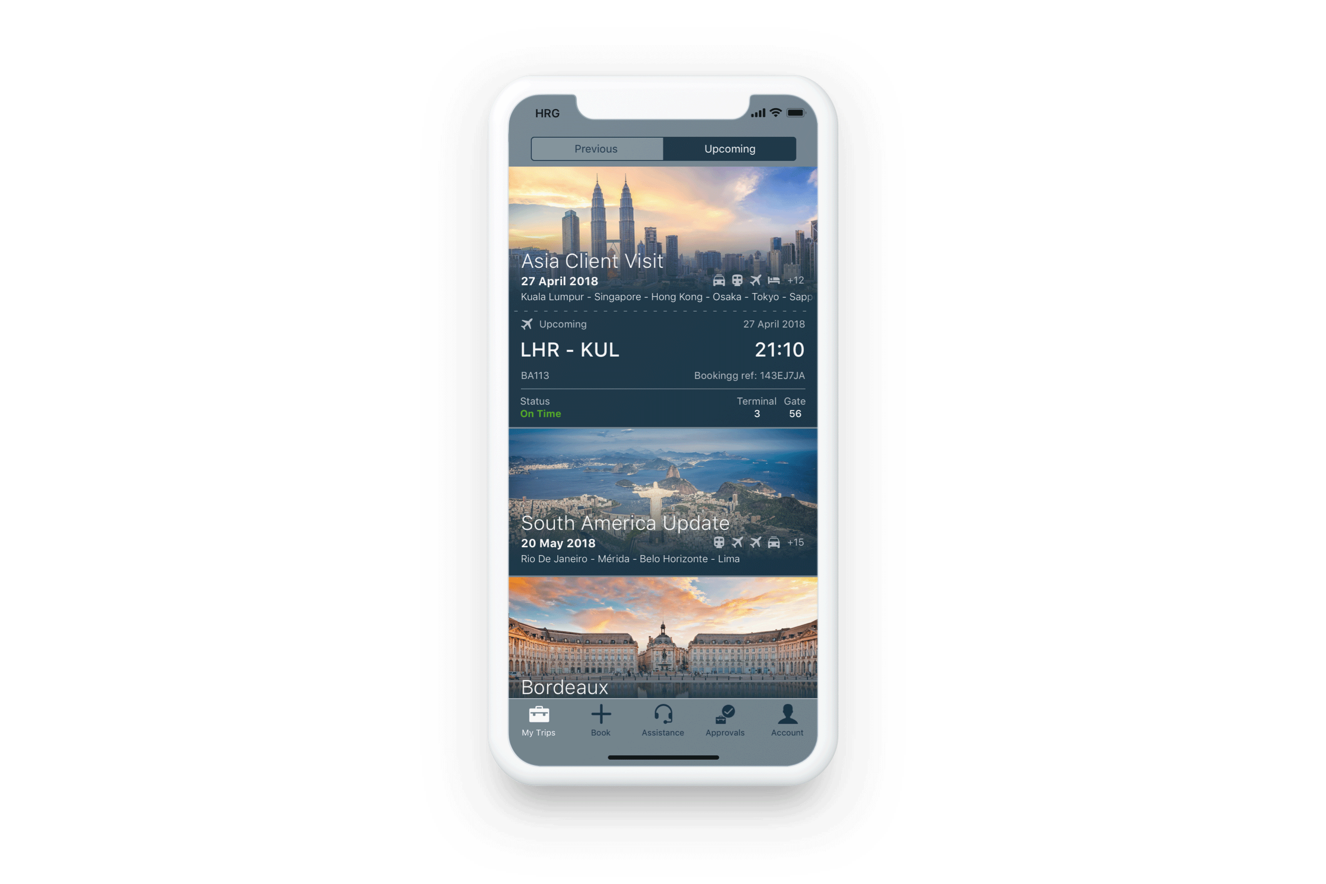 hrg travel app